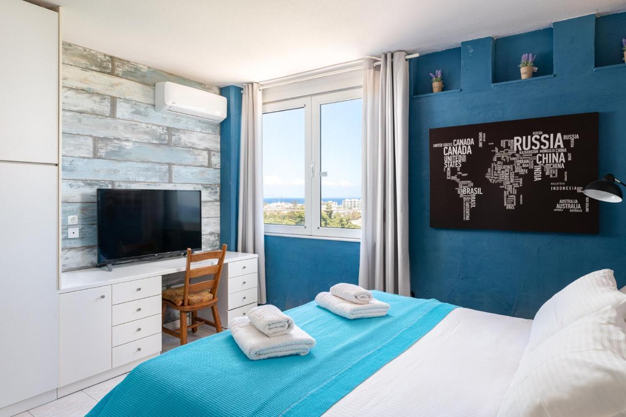 Amazing Apartments With Sea View In Rhodes Town Rhodes City ภายนอก รูปภาพ